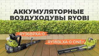 Аккумуляторные воздуходувы Ryobi - насколько они сильные?