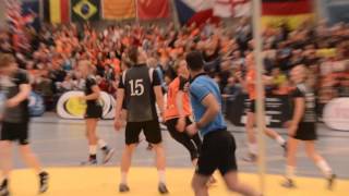 Beauty Danny den Dunnen Netherlands-Germany (35-12) World Cup Korfball 2015