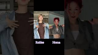 Raides💙 VS  Homa❤️ | who is your favourite #viral #tik tok