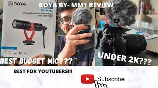 BOYA BY-MM1 Review - BEST AND CHEAP BUDGET MIC FOR YOUTUBE | Should You Buy It In 2021?| crispy life