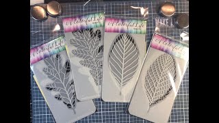 Blended Layered Leaf Stencils - Technique Junkies