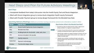 Maternity Bundle Stakeholder Advisory Meeting