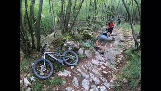 Gardasee MTB-Tour, Punta Veleno Downhill  08.2019