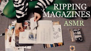 ASMR Ripping Magazines 📖 (No Talking)