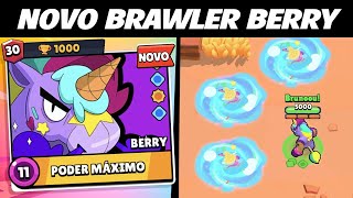 CURA INFINITA!!! TUDO SOBRE o NOVO BRAWLER BERRY