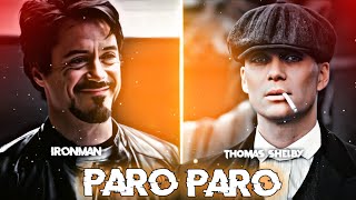 Ironman and Thomas Shelby ft.Paro edit | iron man attitude status | Thomas Shelby Whatsapp Status |