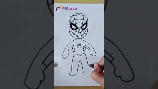 How to Draw Spiderman Easy in Less Than One Minutes