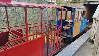 Kids train ride in New Zealand park | Butterfly creek park in auckland