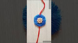 DIY Rakhi making at home/Rakhi Banana#rakhimaking #diy#viralvideo#youtubeshort @geetacraftstitching