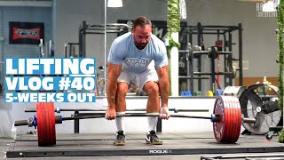 Training VLOG #40: 5-Weeks Out , Progressive Loading, and a Powerlifter Almost Shoots Par From The