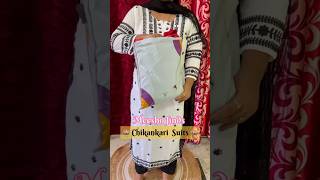 Meesho from Chikankari Suit #meesho ♥️#meeshofinds #unboxing #newcollection #indianattire #shorts