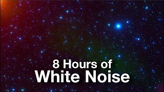 White Noise: 8 Hours of Restful Space Visuals. Sleep, Study