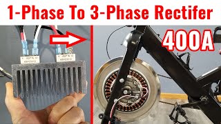 Make 400 A Bridge Rectifier (AC to DC) 1 Phase to 3 Phase for Generators