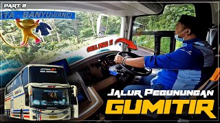 RUTE TEREKSTRIM BUS UHD TRONTON‼️ Uji Skill Driver Pandawa 87 Herbie di Gunung Gumitir [PART 2]