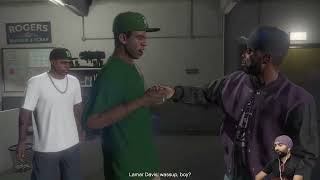 Franklin got in fight GTA V