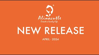 NEW PRODUCTS RELEASE 04/2024 - #Alinacutle® #AlinaCraft #handmadecards #newrelease