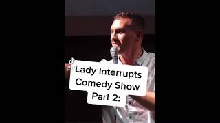 This is my issue with white people | lady interrupts comedy show