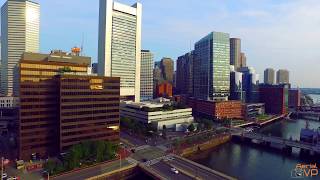 Drone View of Boston 4K