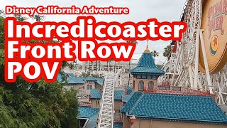 The Thrilling Ride: Front Row POV Incredicoaster Experience