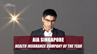 HEALTH INSURANCE COMPANY OF THE YEAR - AIA SINGAPORE