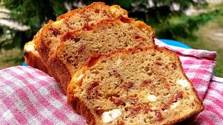 Recette facile et rapide cake salé tomate séchée et féta !!! 🍅🧀🍅