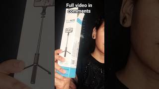 Best Tripod+Selfie Stick In Budget #truefoxy #tripod #selfiestick #vloggingtripod #vlog #teluguvlogs