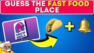 Guess The Fast Food Place by Emoji | Food Quiz