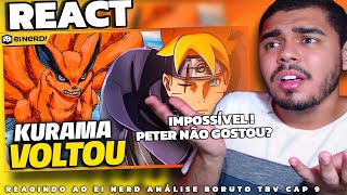 REAGINDO a "KURAMA VOLTOU! OROCHIMARU VAI APARECER? #BorutoTBV Cap. 9 Análise"