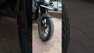 NS 125 Front Tyre Upgrade 😍 Tyre modification 🔥 || Hindi Vlog ||Pratik1215