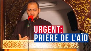 Urgent. Prière de l'Aïd : réponse négative du ministère de l'intérieur.