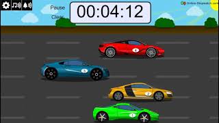 7 minute car race timer