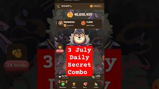 Today memefi secret combo 3 July | memefi secret tap combo level 3 #memeficoin #memefi