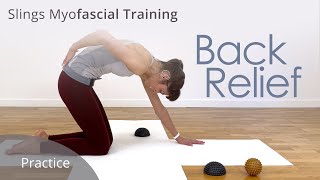 Massage and Tension your Fascia: RELIEVE your BACK | with Massage Balls