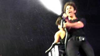 Kevin and Joe Foaming the Audience- Jonas Brothers Cleveland OH 8/27/09