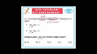 KALEMSİZ, GÖZLE ÇÖZÜLEN SORULAR | ACİL YAYINLARI | LİMİT