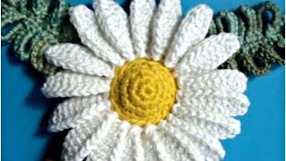 وردة كروشيه باسهل طريقة | moory crochet