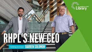 Meet Darren Solomon, RHPL's new CEO (2/3)