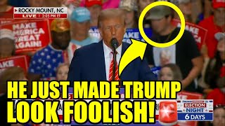 A Trump Fan Just HUMILIATED Trump BEHIND His BACK At Rally