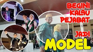 Begini Kalau Pejabat menjadi Model (video 1) #catwalk #fashion #wastranusantara