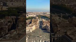 Up view from St.Peters Basilica Rome, Vatican #subscribe #travel #2024#rome #italy #europe #shorts