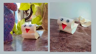 HomeMade Paper Bird Which is it very cute and beautiful 🤩...............