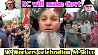 Jk Assembly election Results/NC Will Make Government/NC Workers celebration😜