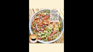 Veg Thai Salad/Vegetable Salad/Healthy vegetable salad/Thai Style veg salad/Salad recipe/#shorts