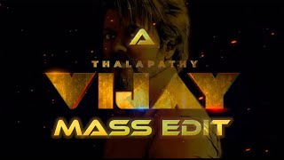 Thalapathy Vijay Mass Edit | Leo, Master, Sachein, Theri, Thuppakki, Jilla, Poove Unnakagal | 4K HDR