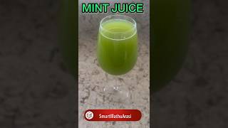 Mint juice recipe | Diet friendly recipe | Weight loss juice recipe | Summer drink series #shorts