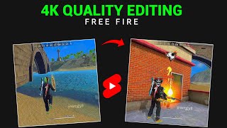 4K Quality Tutorial Free Fire | How To Increase Free Fire Short Video Quality