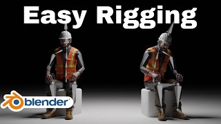 How to easily rig your model (Blender Tutorial)