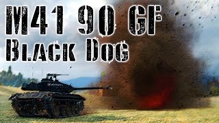 World of Tanks // M41 90 GF // Redshire // Black Dog