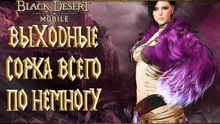 Black Desert Mobile - Выходные Сорка Всего По Немногу