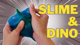 DINOSAUR TOYS IN SLIME